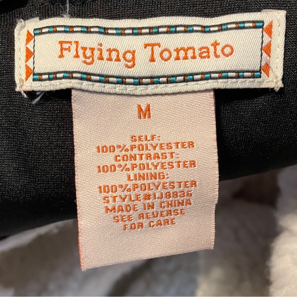 FLYING TOMATO Sherpa Lined Aztec Open Vest Faux Suede Boho Women’s Medium - Picture 5 of 6